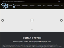 Tablet Screenshot of guitarsystem123.com